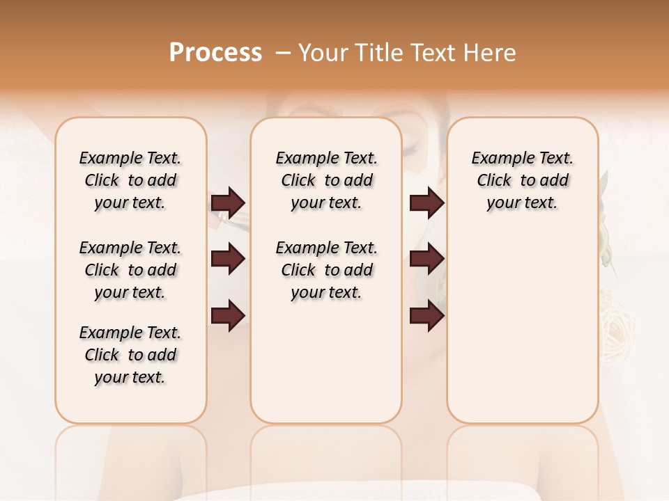 Horizontal Spa Face PowerPoint Template