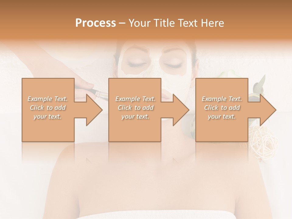 Horizontal Spa Face PowerPoint Template