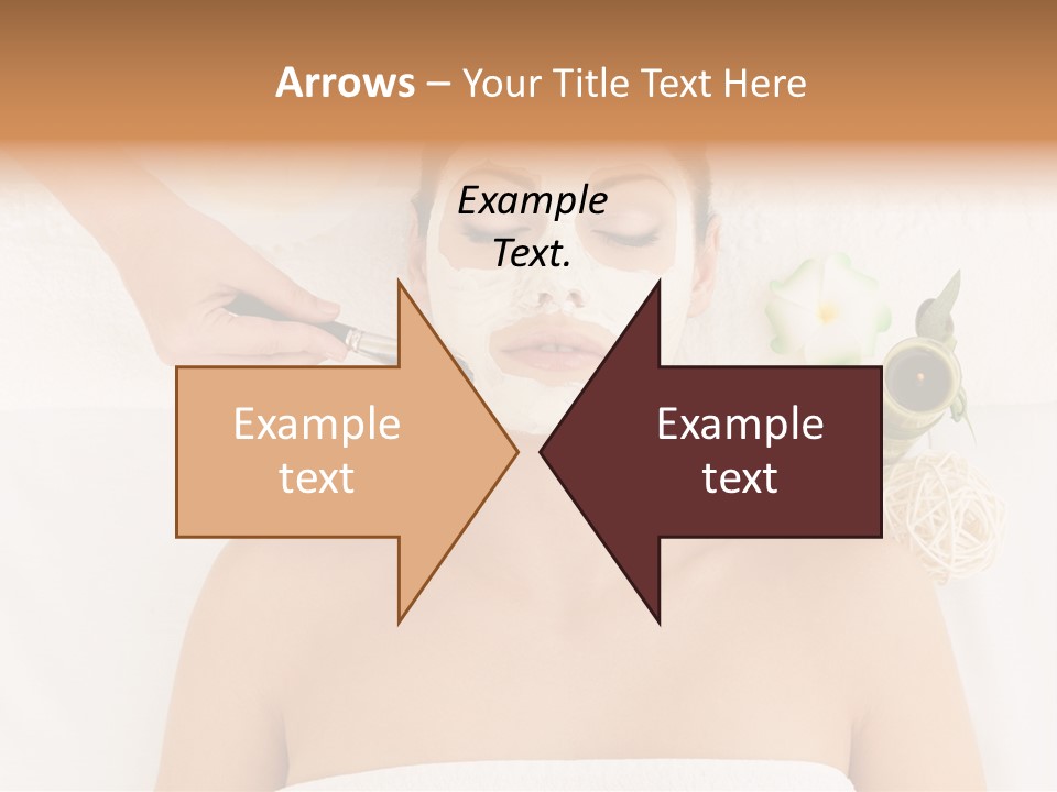 Horizontal Spa Face PowerPoint Template