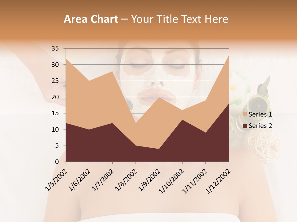 Horizontal Spa Face PowerPoint Template