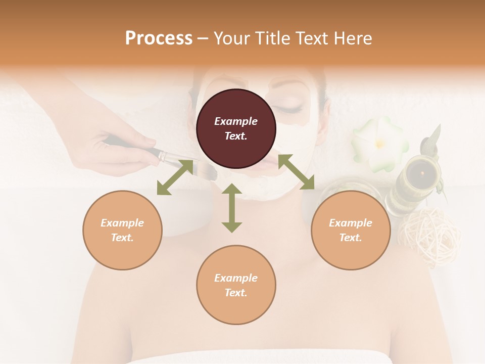 Horizontal Spa Face PowerPoint Template