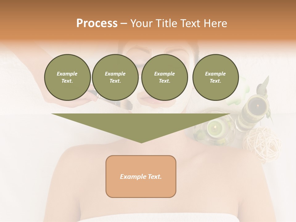 Horizontal Spa Face PowerPoint Template