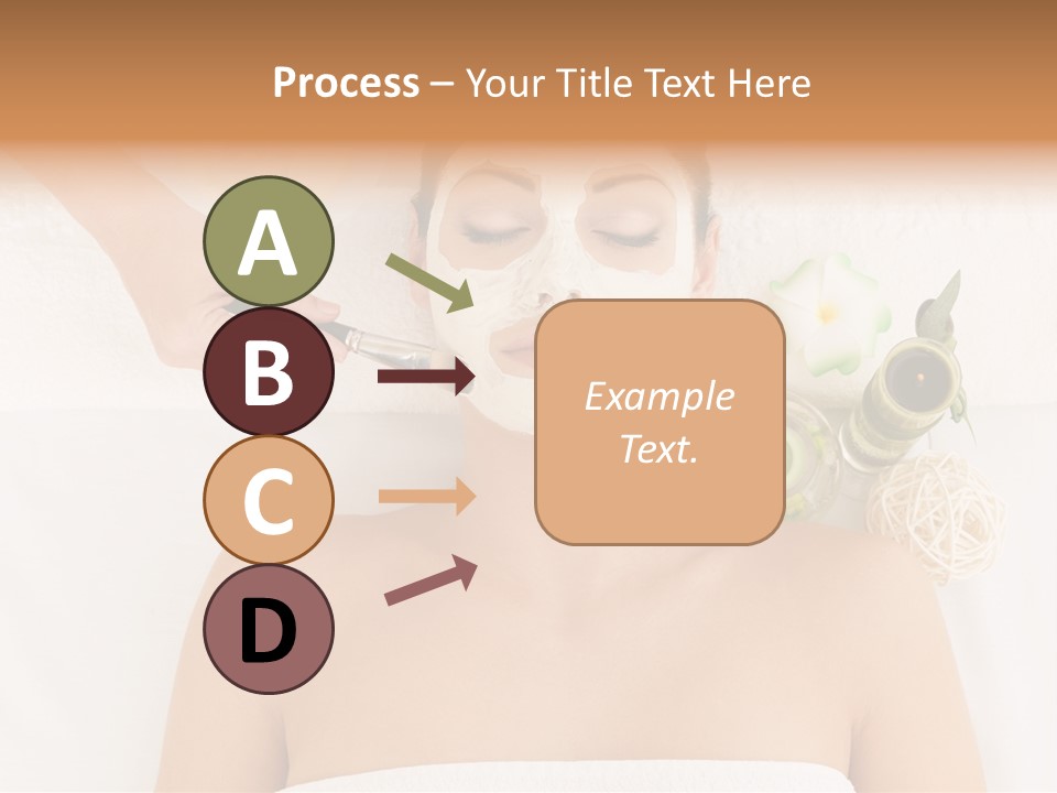 Horizontal Spa Face PowerPoint Template