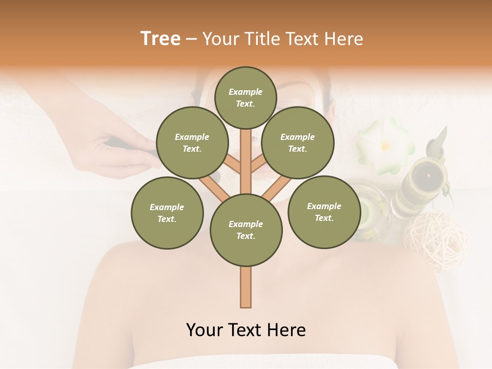Horizontal Spa Face PowerPoint Template