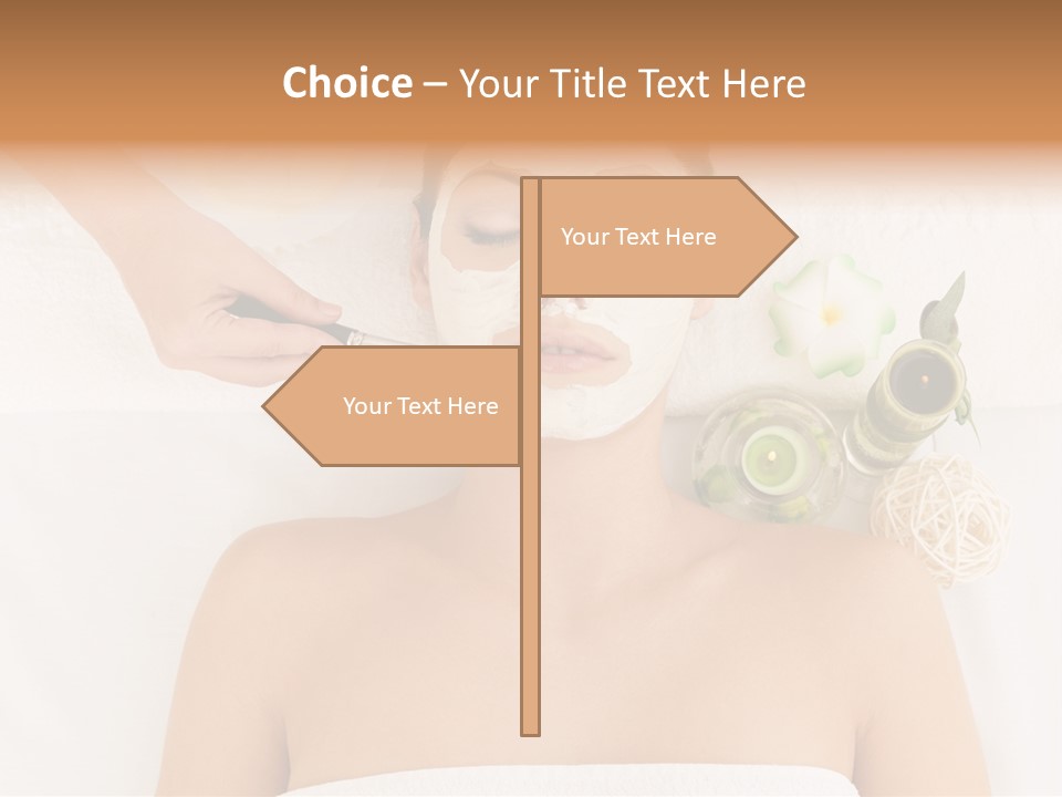 Horizontal Spa Face PowerPoint Template