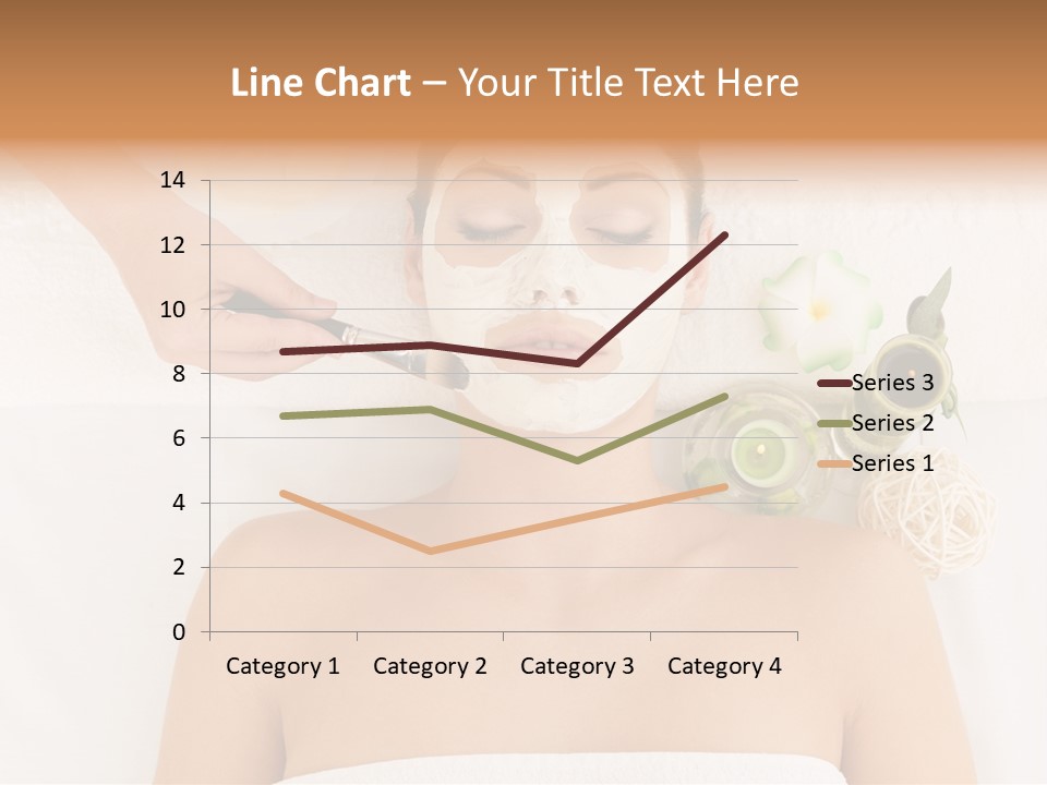 Horizontal Spa Face PowerPoint Template