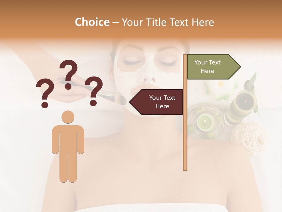 Horizontal Spa Face PowerPoint Template