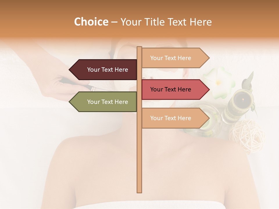 Horizontal Spa Face PowerPoint Template