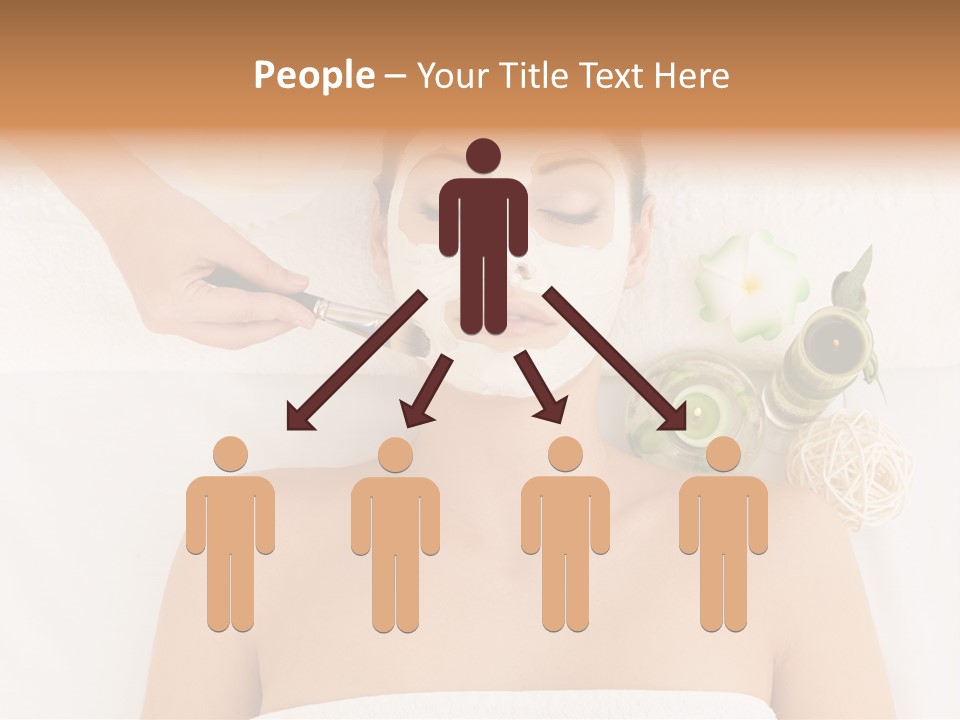Horizontal Spa Face PowerPoint Template