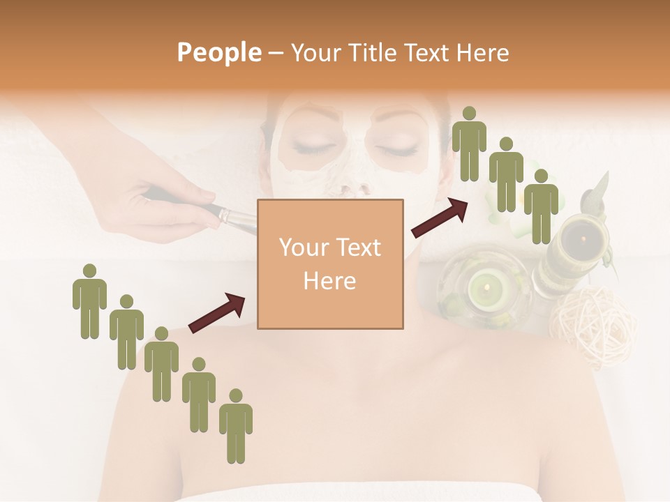 Horizontal Spa Face PowerPoint Template
