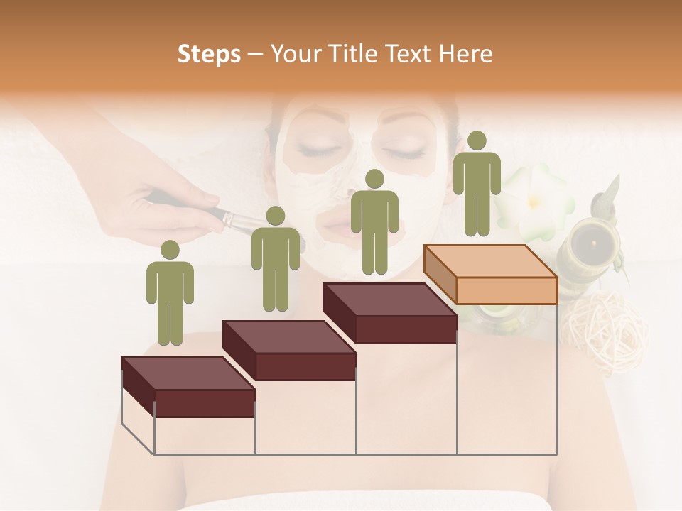 Horizontal Spa Face PowerPoint Template
