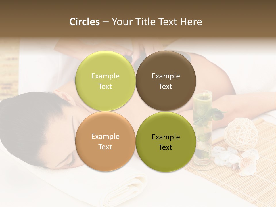 Adult Girl Back PowerPoint Template