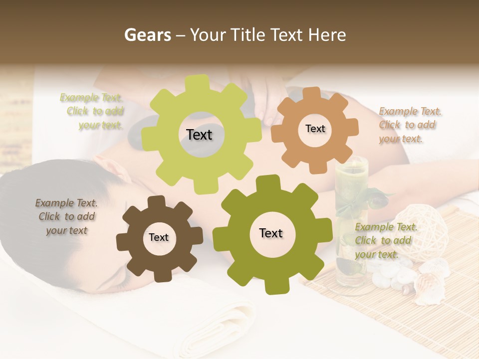 Adult Girl Back PowerPoint Template