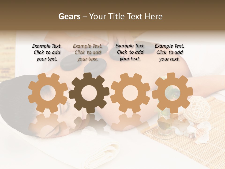Adult Girl Back PowerPoint Template