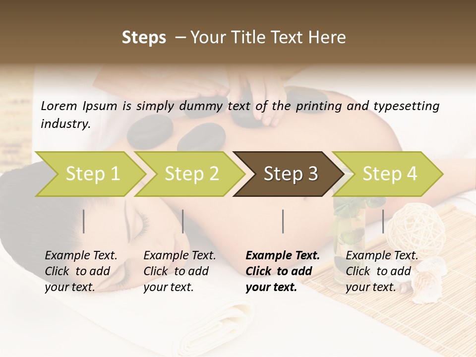 Adult Girl Back PowerPoint Template