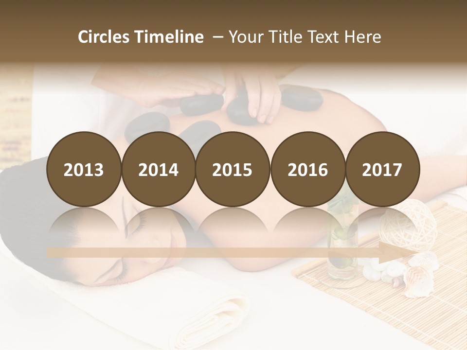 Adult Girl Back PowerPoint Template