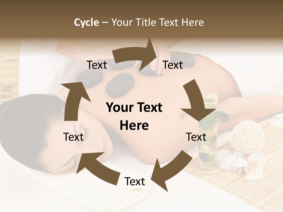 Adult Girl Back PowerPoint Template