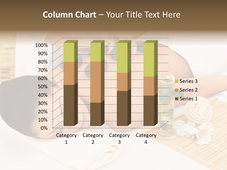 Adult Girl Back PowerPoint Template