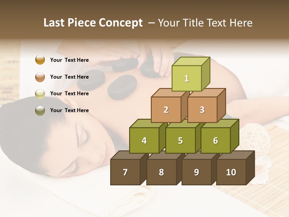 Adult Girl Back PowerPoint Template