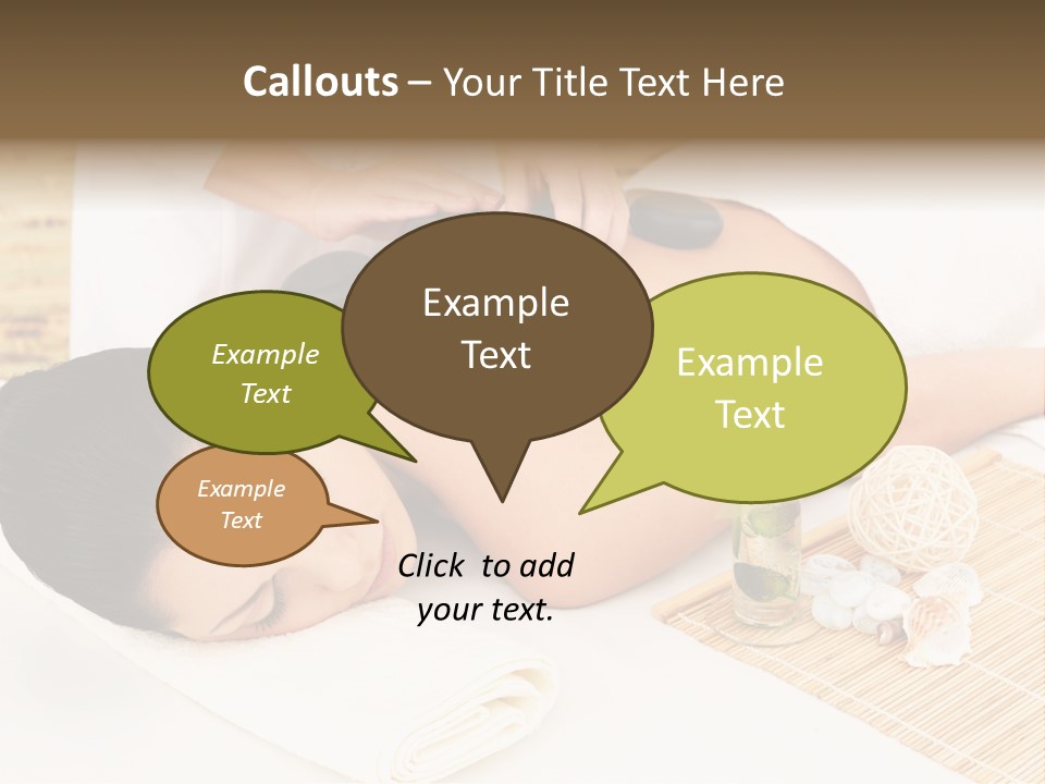 Adult Girl Back PowerPoint Template