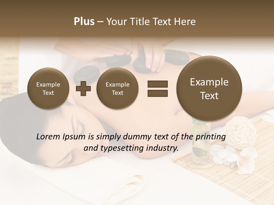 Adult Girl Back PowerPoint Template