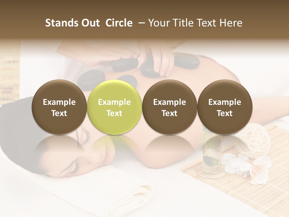 Adult Girl Back PowerPoint Template