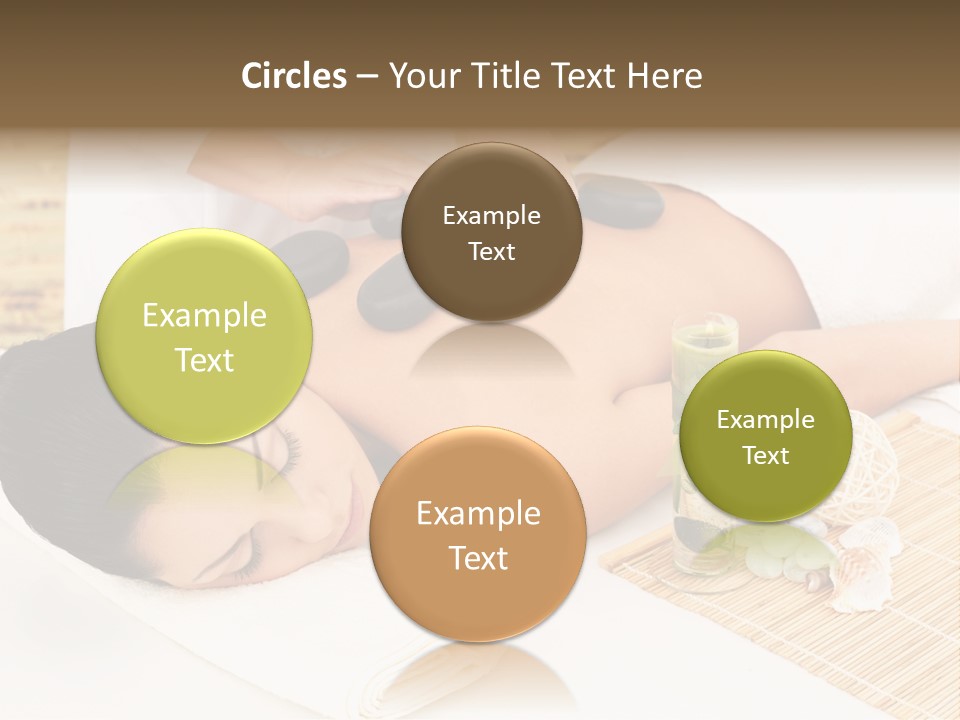Adult Girl Back PowerPoint Template