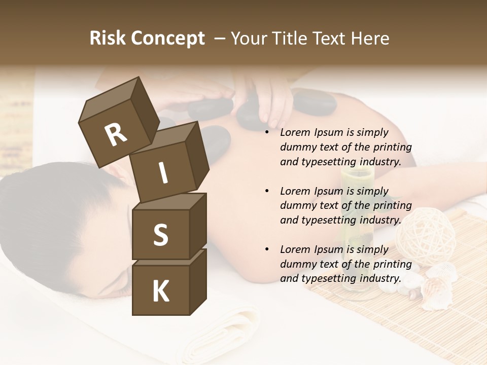 Adult Girl Back PowerPoint Template