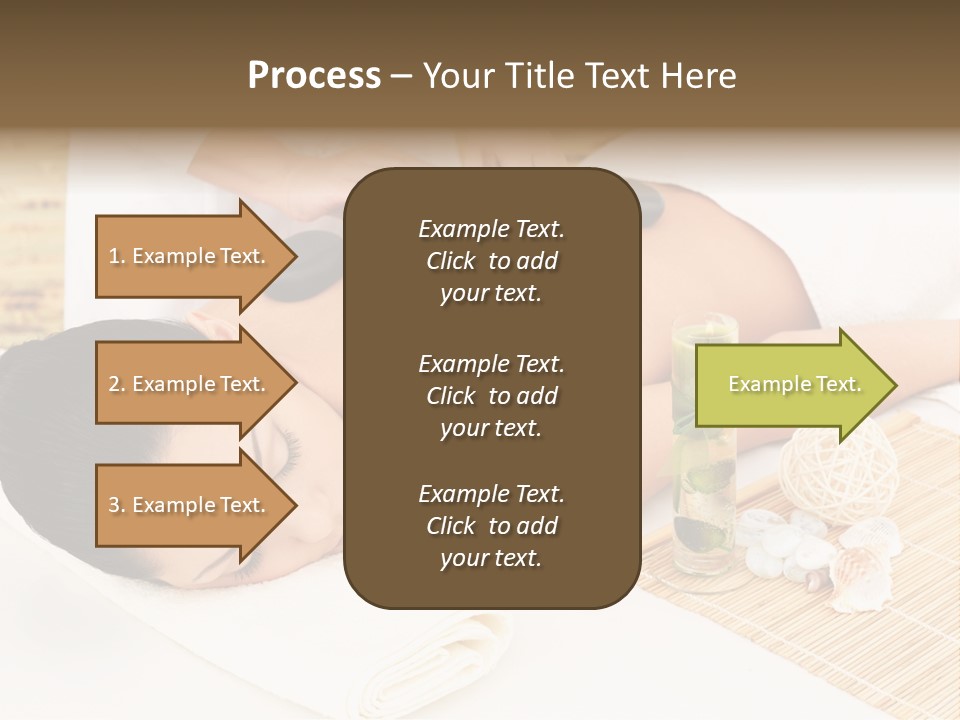 Adult Girl Back PowerPoint Template