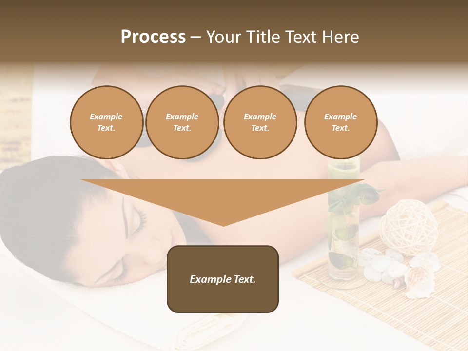 Adult Girl Back PowerPoint Template