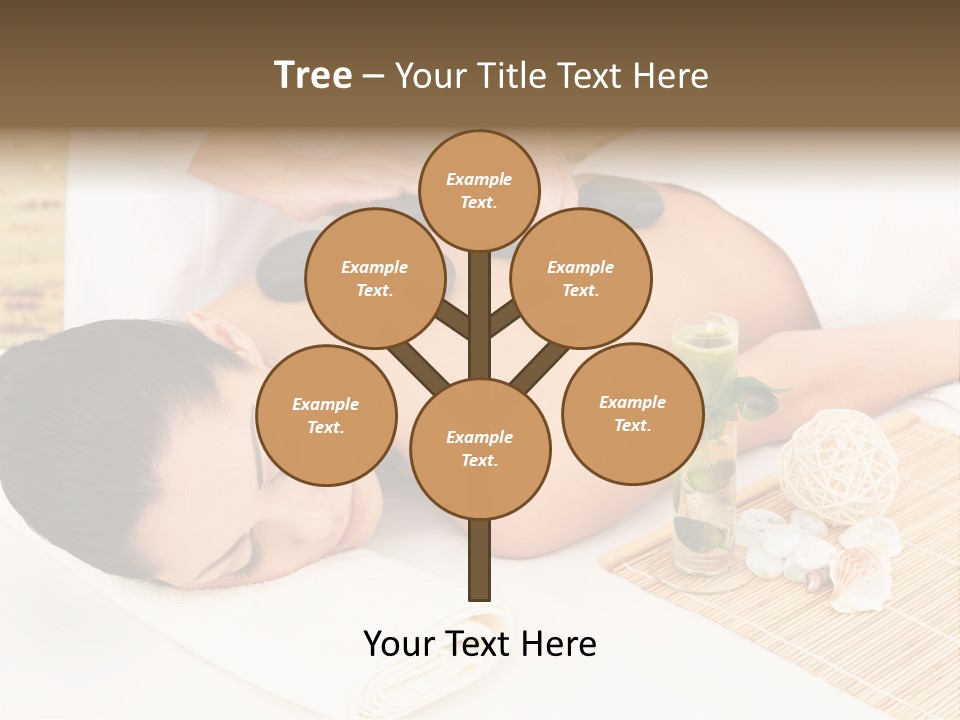 Adult Girl Back PowerPoint Template