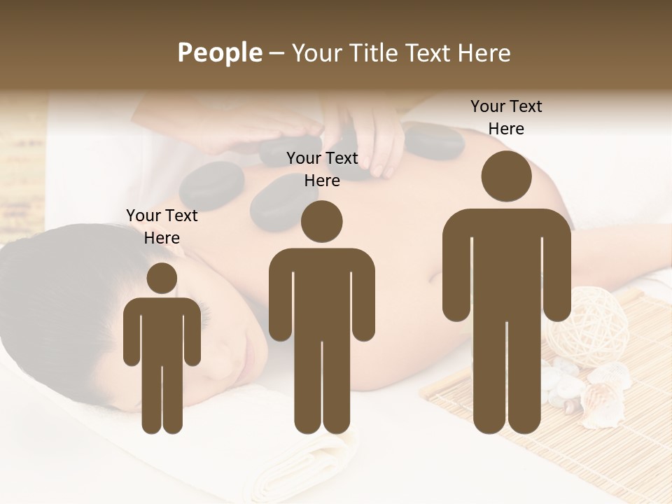 Adult Girl Back PowerPoint Template