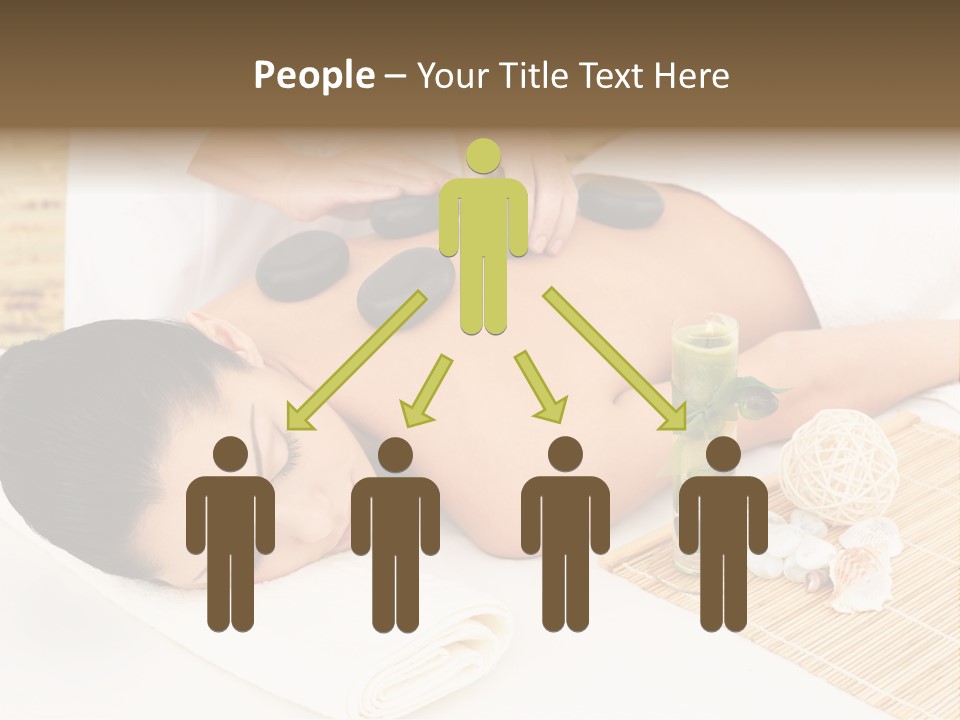 Adult Girl Back PowerPoint Template