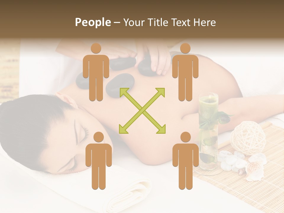 Adult Girl Back PowerPoint Template