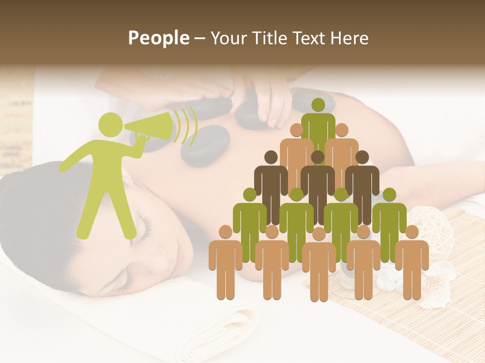 Adult Girl Back PowerPoint Template