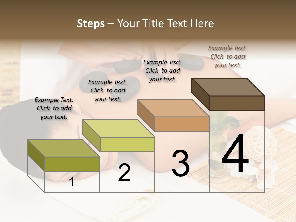Adult Girl Back PowerPoint Template