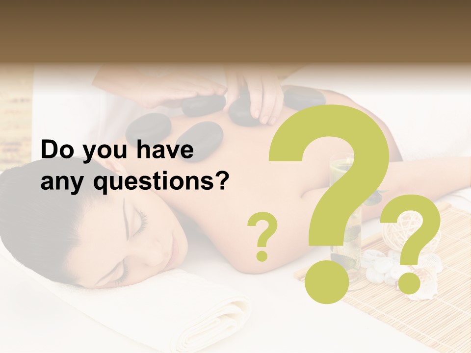Adult Girl Back PowerPoint Template