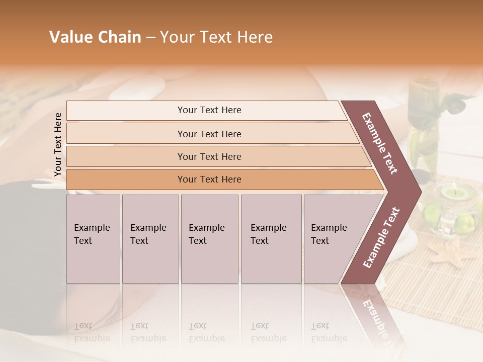 Closed Eye Caucasian Attractive PowerPoint Template