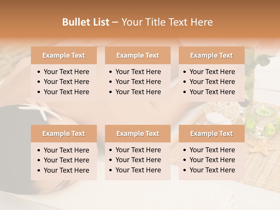 Closed Eye Caucasian Attractive PowerPoint Template