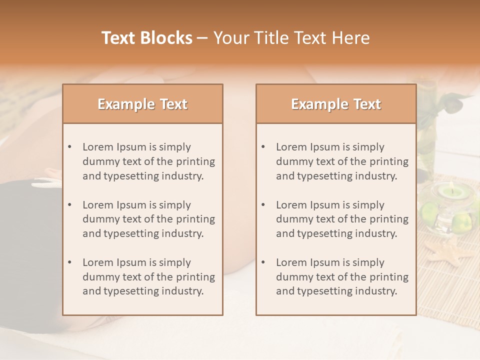 Closed Eye Caucasian Attractive PowerPoint Template