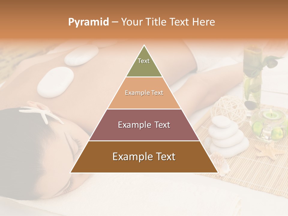 Closed Eye Caucasian Attractive PowerPoint Template