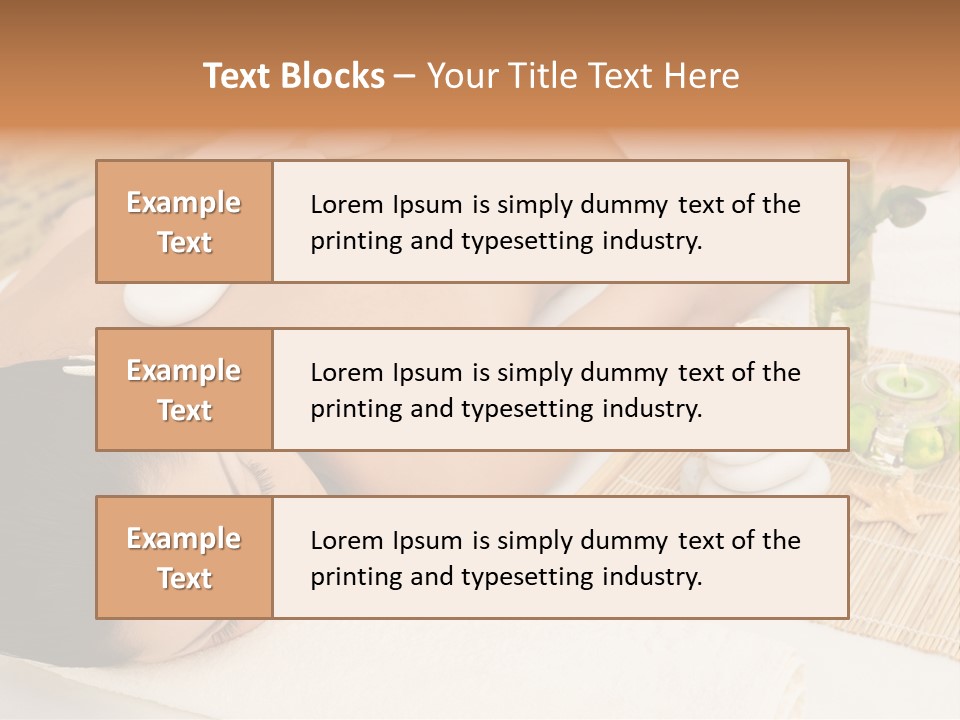 Closed Eye Caucasian Attractive PowerPoint Template