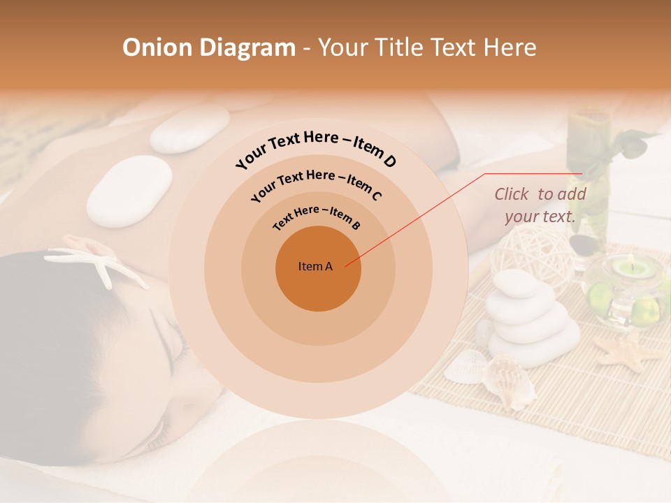 Closed Eye Caucasian Attractive PowerPoint Template