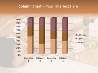 Closed Eye Caucasian Attractive PowerPoint Template