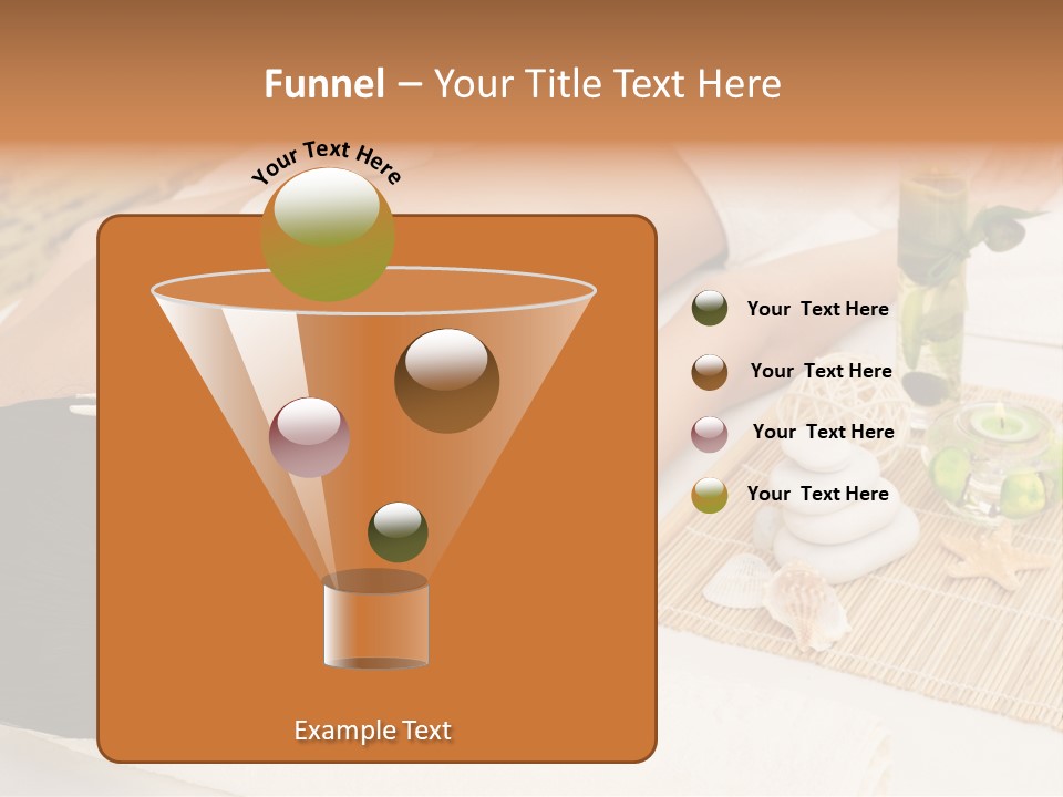 Closed Eye Caucasian Attractive PowerPoint Template