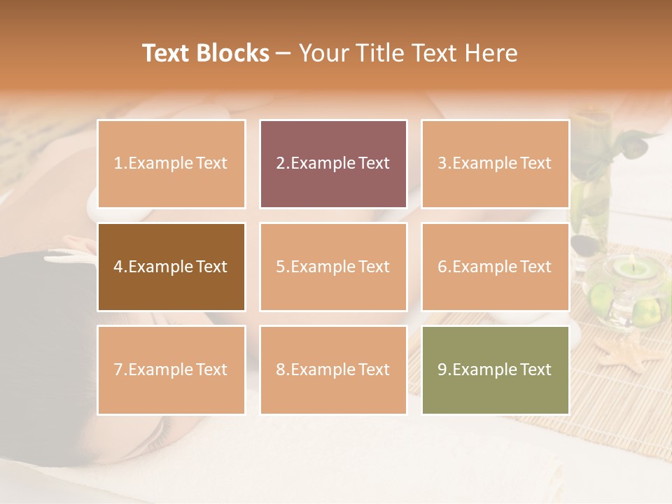 Closed Eye Caucasian Attractive PowerPoint Template