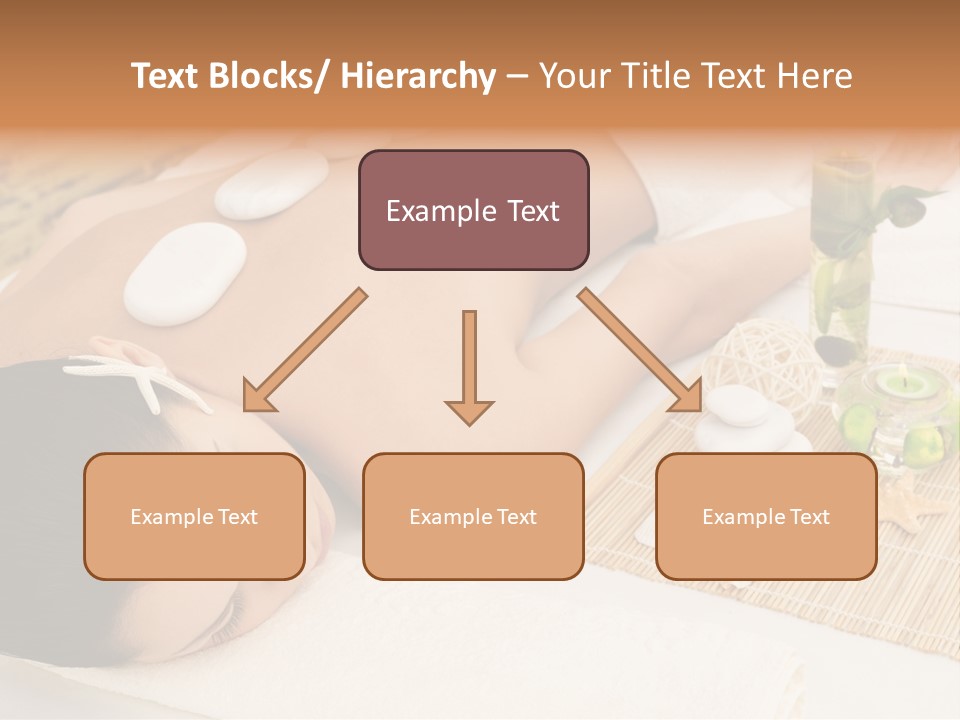 Closed Eye Caucasian Attractive PowerPoint Template