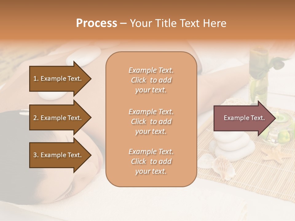 Closed Eye Caucasian Attractive PowerPoint Template