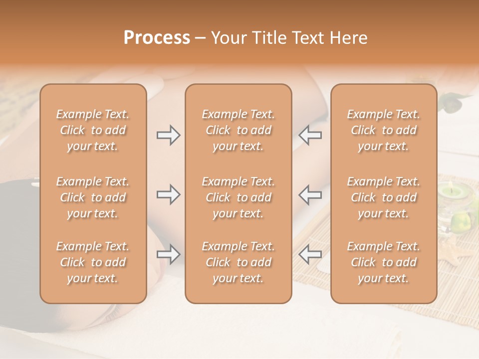 Closed Eye Caucasian Attractive PowerPoint Template