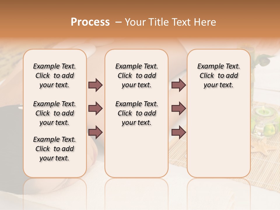 Closed Eye Caucasian Attractive PowerPoint Template